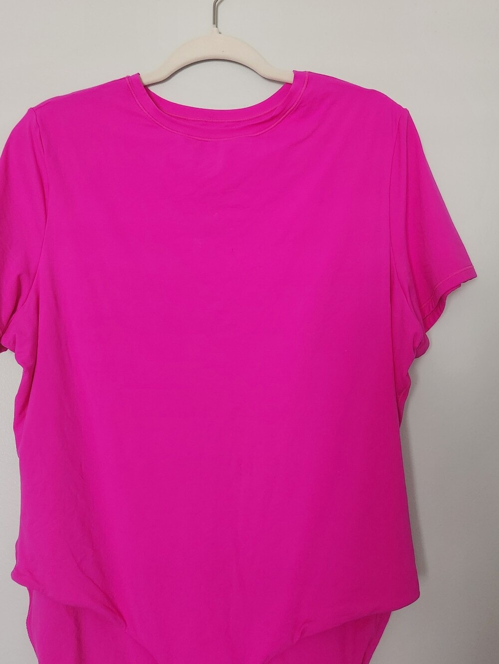 SKIMS Pink Bodysuit Top with Short Sleeves Women's Size 4x - Picture 2 of 5